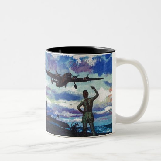 Tasse 2 Couleurs Le retour du guerrier (Droit)