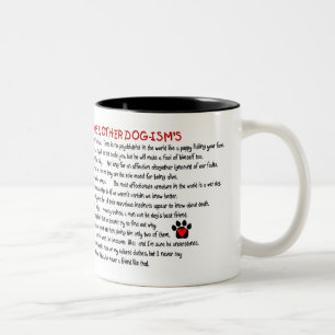 Tasse 2 Couleurs Le rire du chien avec leurs queues