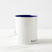 Tasse 2 Couleurs Le robot aime le thé (Centre)