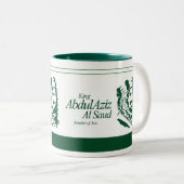 Tasse 2 Couleurs Le Roi AbdulAziz AlSaud (Devant droit)
