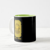 Tasse 2 Couleurs Le roi Toutankhamon (Devant gauche)