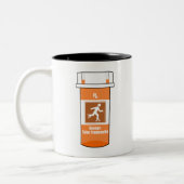 Tasse 2 Couleurs Le roller est ma drogue (Gauche)