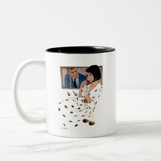 Tasse 2 Couleurs Le Rose d'or (Gauche)