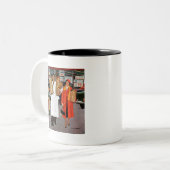 Tasse 2 Couleurs Le sac plein de problèmes (Devant gauche)