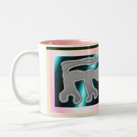 Tasse 2 Couleurs Le Salamandar curieux (Gauche)