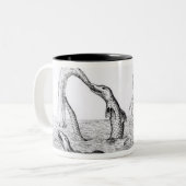 Tasse 2 Couleurs Le serpent de mer (Devant gauche)