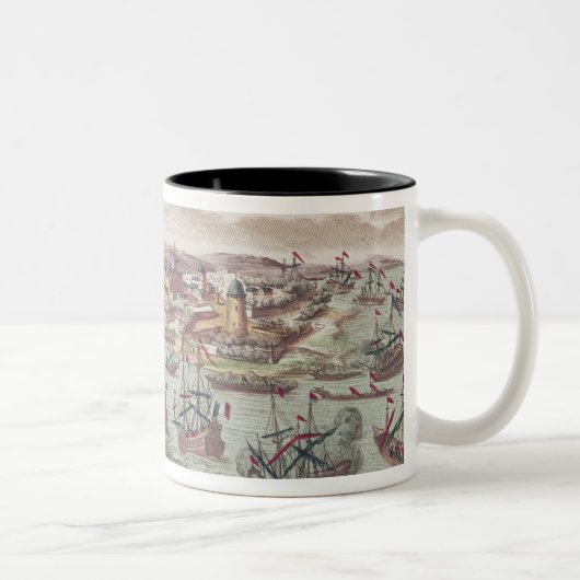 Tasse 2 Couleurs Le siège de Malte, le 12 juin 1798 (Droit)
