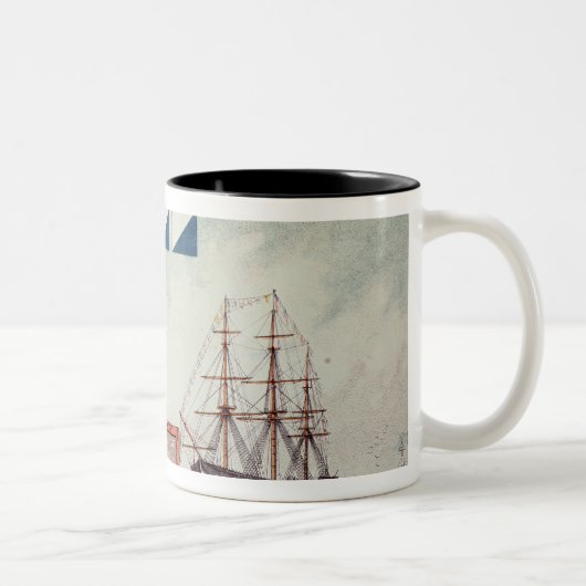 Tasse 2 Couleurs Le signal du Nelson chez Trafalgar (Droit)