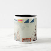 Tasse 2 Couleurs Le signal du Nelson chez Trafalgar (Centre)