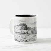 Tasse 2 Couleurs Le Southside du château d'Edimbourg (Devant gauche)