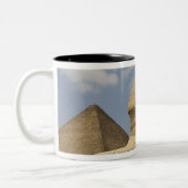 Tasse 2 Couleurs Le Sphinx, Giza, Al Jizah, Egypte (Gauche)