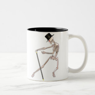 Tasse 2 Couleurs Le squelette de danse