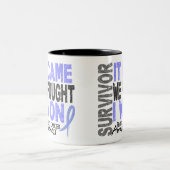 Tasse 2 Couleurs Le survivant de cancer de la prostate qu'il est (Centre)