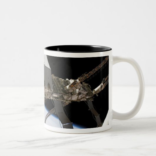 Tasse 2 Couleurs Le système robotique Dextre construit au Canada (Droit)