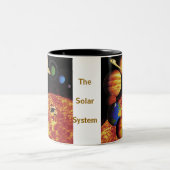 Tasse 2 Couleurs Le système solaire (Centre)