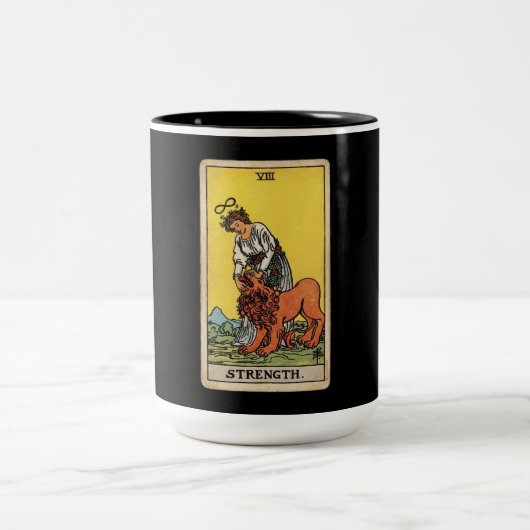 Tasse 2 Couleurs Le Tarot de la Force (Centre)