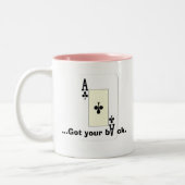 Tasse 2 Couleurs Le Texas les tiennent conception d'as d'impression (Gauche)