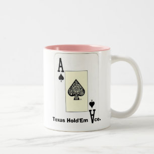 Tasse 2 Couleurs Le Texas les tiennent conception d'as d'impression