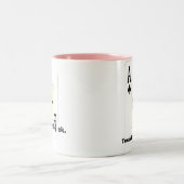 Tasse 2 Couleurs Le Texas les tiennent conception d'as d'impression (Centre)