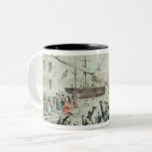 Tasse 2 Couleurs Le thé de Boston, 1846 (Devant gauche)