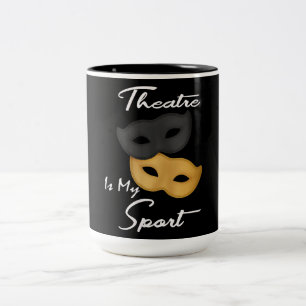 Tasse 2 Couleurs Le Théâtre Est Mon Sport Cadeau de théâtre Lover