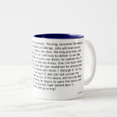 Tasse 2 Couleurs Le tigre inattendu (Devant droit)