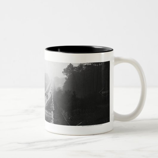 Tasse 2 Couleurs Le trafic sur la route (Droit)