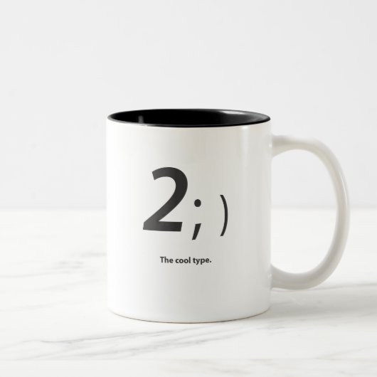 Tasse 2 Couleurs le type cool (Droit)