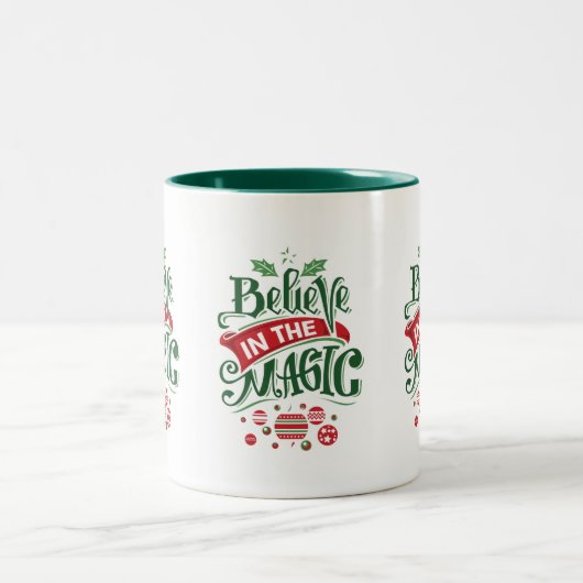 Tasse 2 Couleurs Le Typographe du Magic Christmas (Centre)