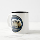 Tasse 2 Couleurs Le Valais Blacknose - le mouton le plus mignon du (Devant gauche)