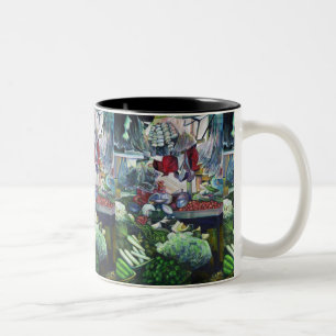 Tasse 2 Couleurs Le Vegetatian Club se réunit ici