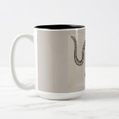 Tasse 2 Couleurs Le ver de terre (Gauche)