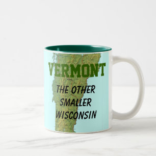 Tasse 2 Couleurs Le Vermont : L'autre plus petit Wisconsin