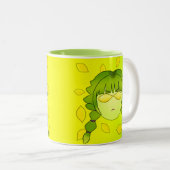 Tasse 2 Couleurs Le vert de Lymoona (Devant droit)