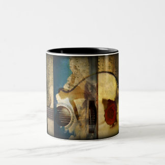 Tasse 2 Couleurs Le vêtement de l'éloge (tasse de guitare)