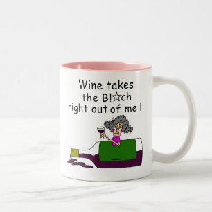 Tasse 2 Couleurs Le Vin M'A Mélangé