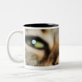 Tasse 2 Couleurs Le visage d'un chat (Gauche)