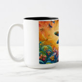 Tasse 2 Couleurs Le voyage de la libellule (Gauche)