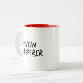 Tasse 2 Couleurs Le Whisperer de veine d'infirmière (Devant gauche)