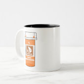 Tasse 2 Couleurs Le windsurf est ma drogue (Devant gauche)