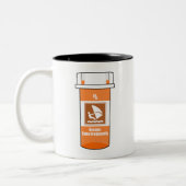 Tasse 2 Couleurs Le windsurf est ma drogue (Gauche)