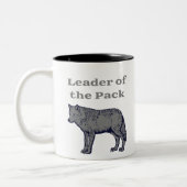 Tasse 2 Couleurs Leader du Pack Wolf (Gauche)