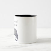 Tasse 2 Couleurs Leader du Pack Wolf (Centre)