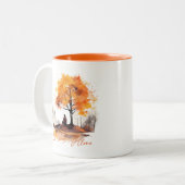 Tasse 2 Couleurs Leaf Me Alone Autumn  (Devant gauche)