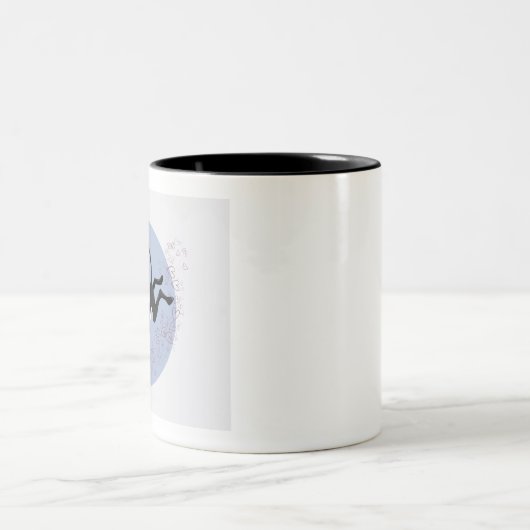 Tasse 2 Couleurs Leap and Love Lurcher (Centre)