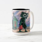 Tasse 2 Couleurs Leaving for better ground (Devant droit)