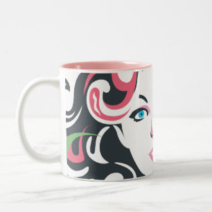 Tasse 2 Couleurs L'éclaboussure de couleur de Supergirl