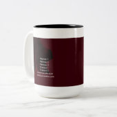 Tasse 2 Couleurs Leçon de tango - Mug, Coupe (Devant gauche)