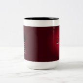 Tasse 2 Couleurs Leçon de tango - Mug, Coupe (Centre)