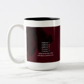 Tasse 2 Couleurs Leçon de tango - Mug, Coupe (Gauche)
